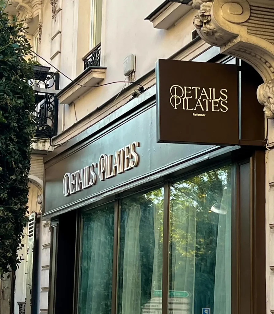 Devanture du studio Details Pilates, studio de Pilates Reformer à Enghien-les-Bains